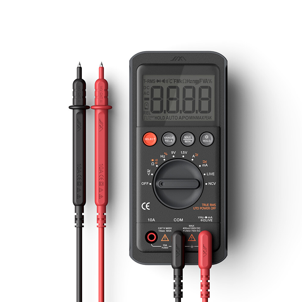 6000 Counts with DC/AC Voltmeter; Measures Voltage Digital Multimeter Tester#