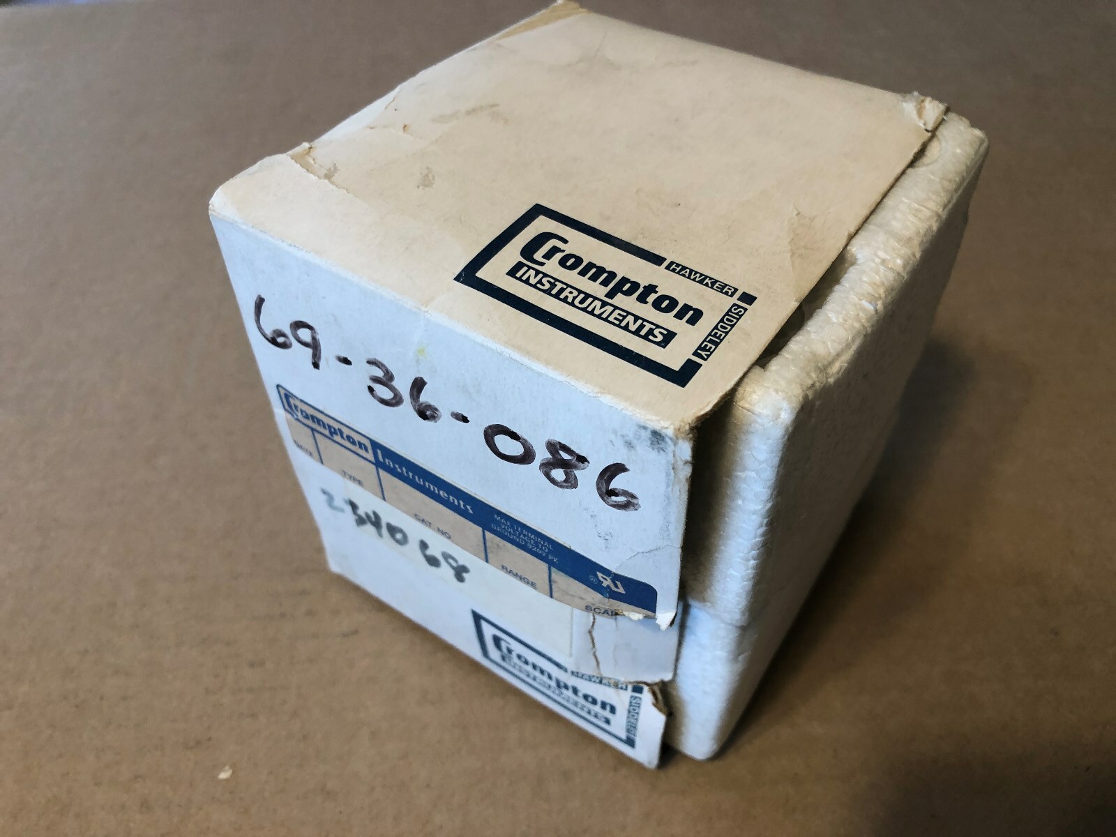 Gauge, amp meter, Crompton, AA-LSPZ