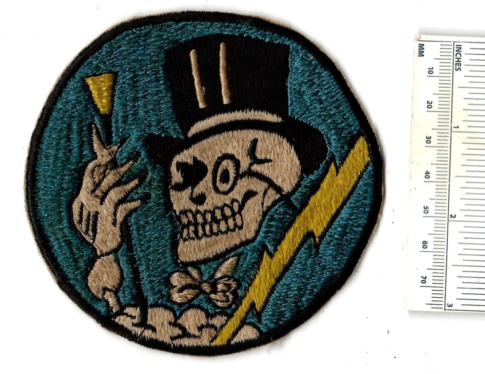 WW2 MR. BONES 95th Fighter Interceptor Squadron WWII Army Air Force USAAF Patch