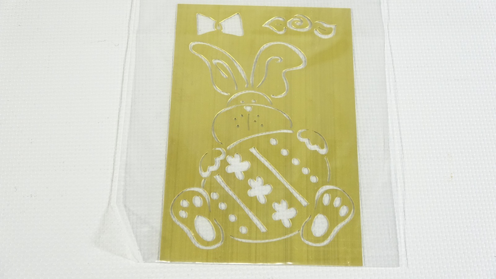 Easter Bunny With Egg 2003 Lasting Impressions Embossing & Stenciling - L9186