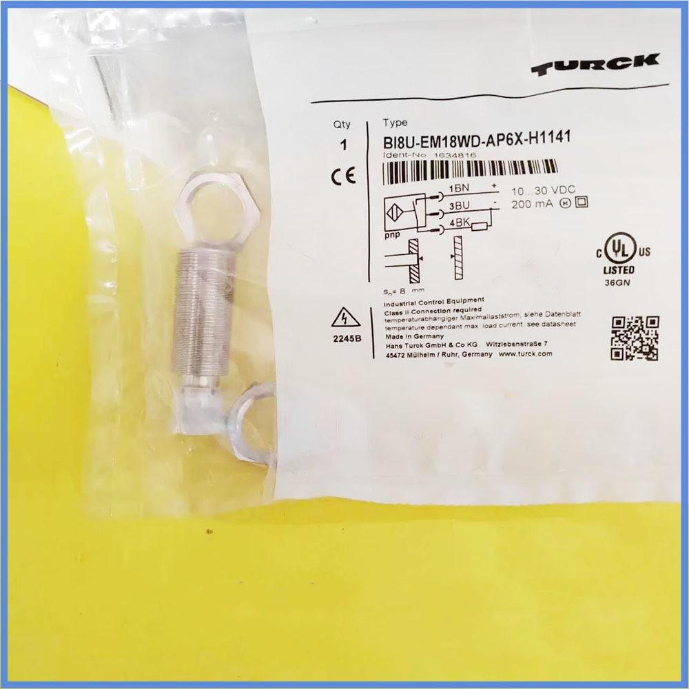 Brand new sensor BI8U-EM18WD-VP6X-H1141 BI8U-EM18WD-VN6X-H1141 TURCK