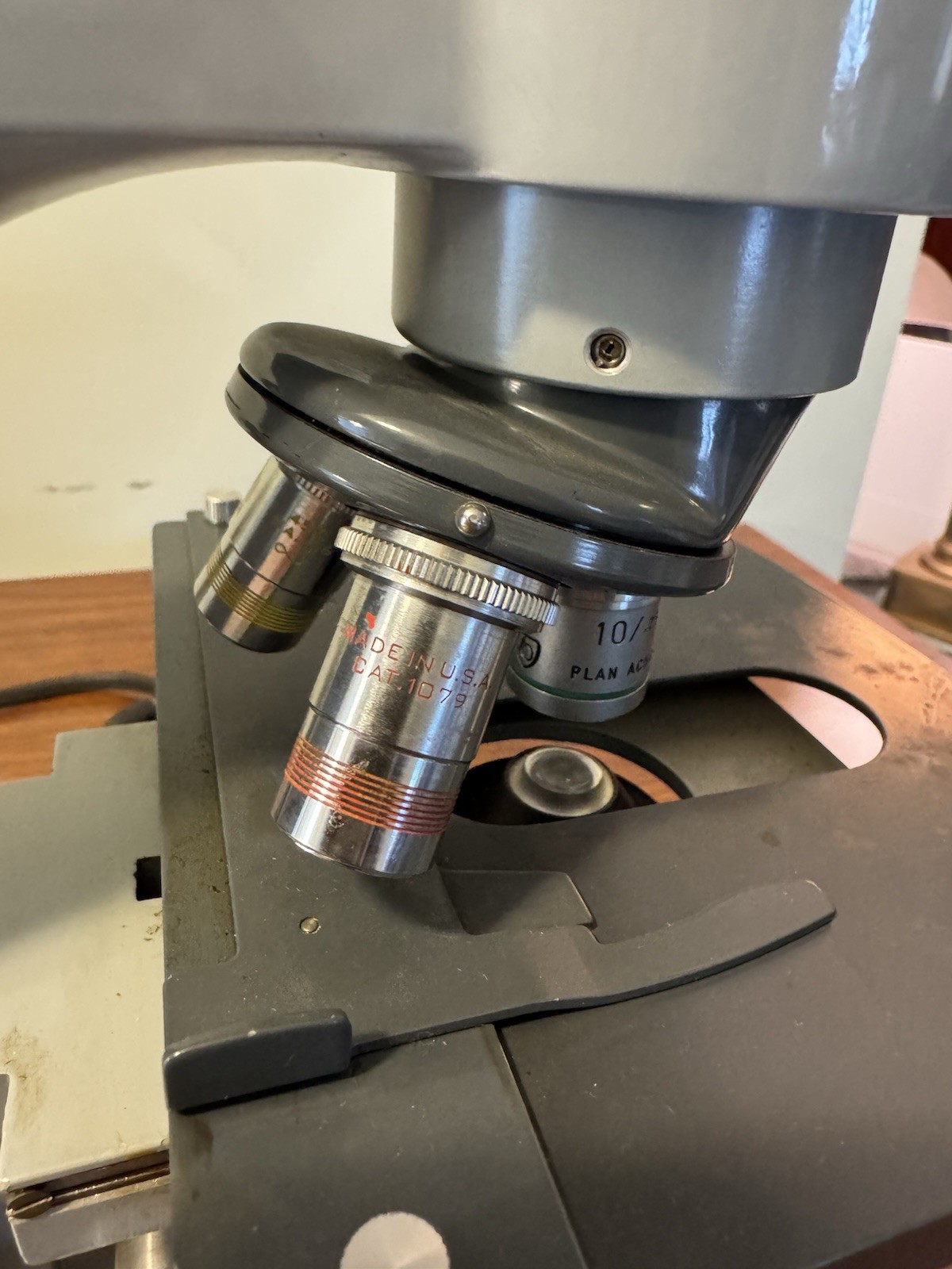 American Optical 1036A Spencer Microscope Illuminator w/ 1051 Transformer