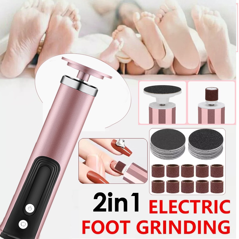 6-Speed Callus Remover Powerful Electric Foot File Grinder Sander Machine Speed
