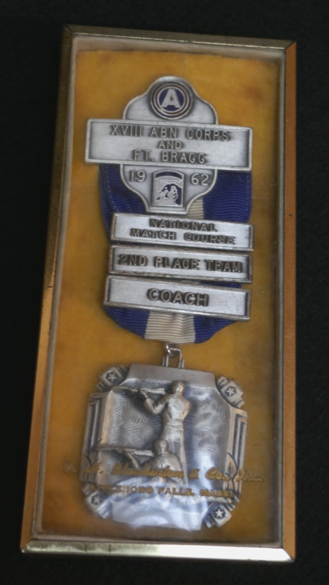 Cold War US 3rd Army 1962 XVIII Airborne Corps & Ft Bragg Natl Match 2nd Medal