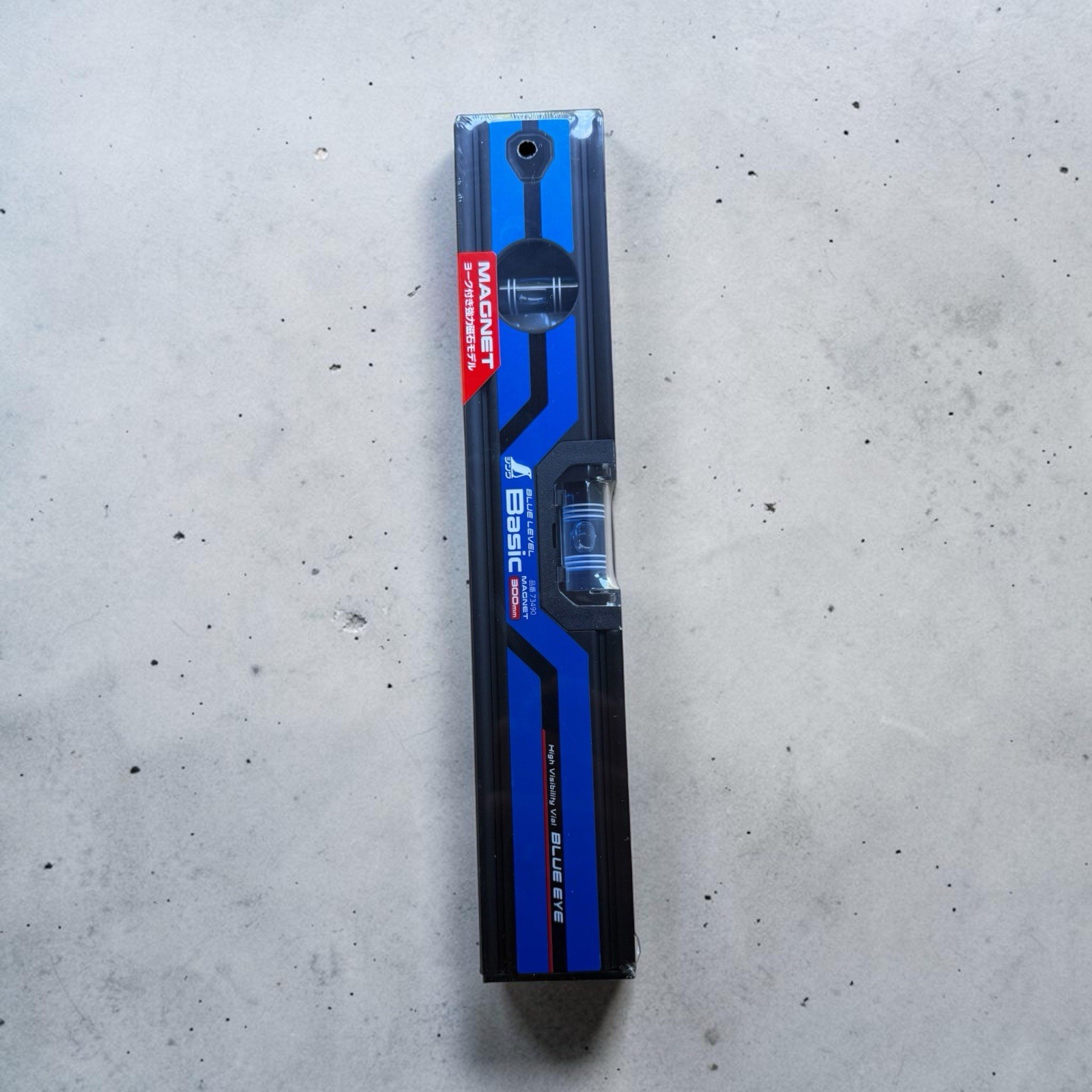 Shinwa 73490 Blue Level Basic 300mm Magnetic Bubble Level Japan Tool