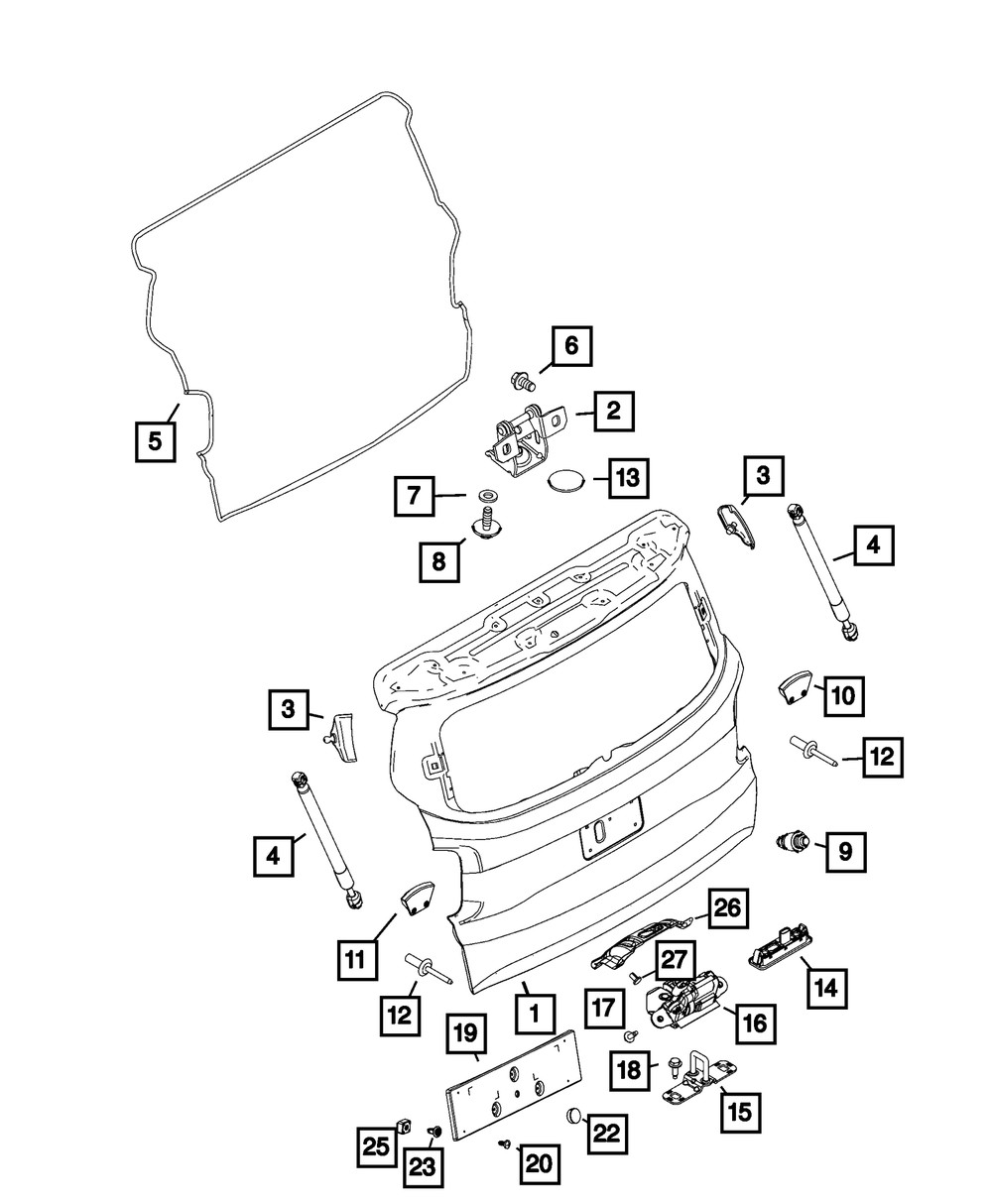 Genuine Mopar Rivet 6511841AA