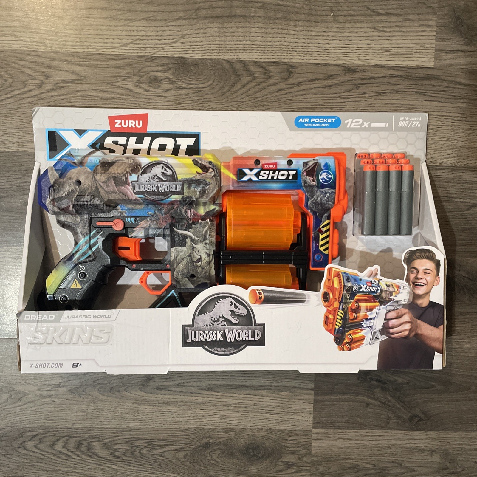 X-Shot Jurassic World Skins Dread Blaster NIB Fast Shipping!!