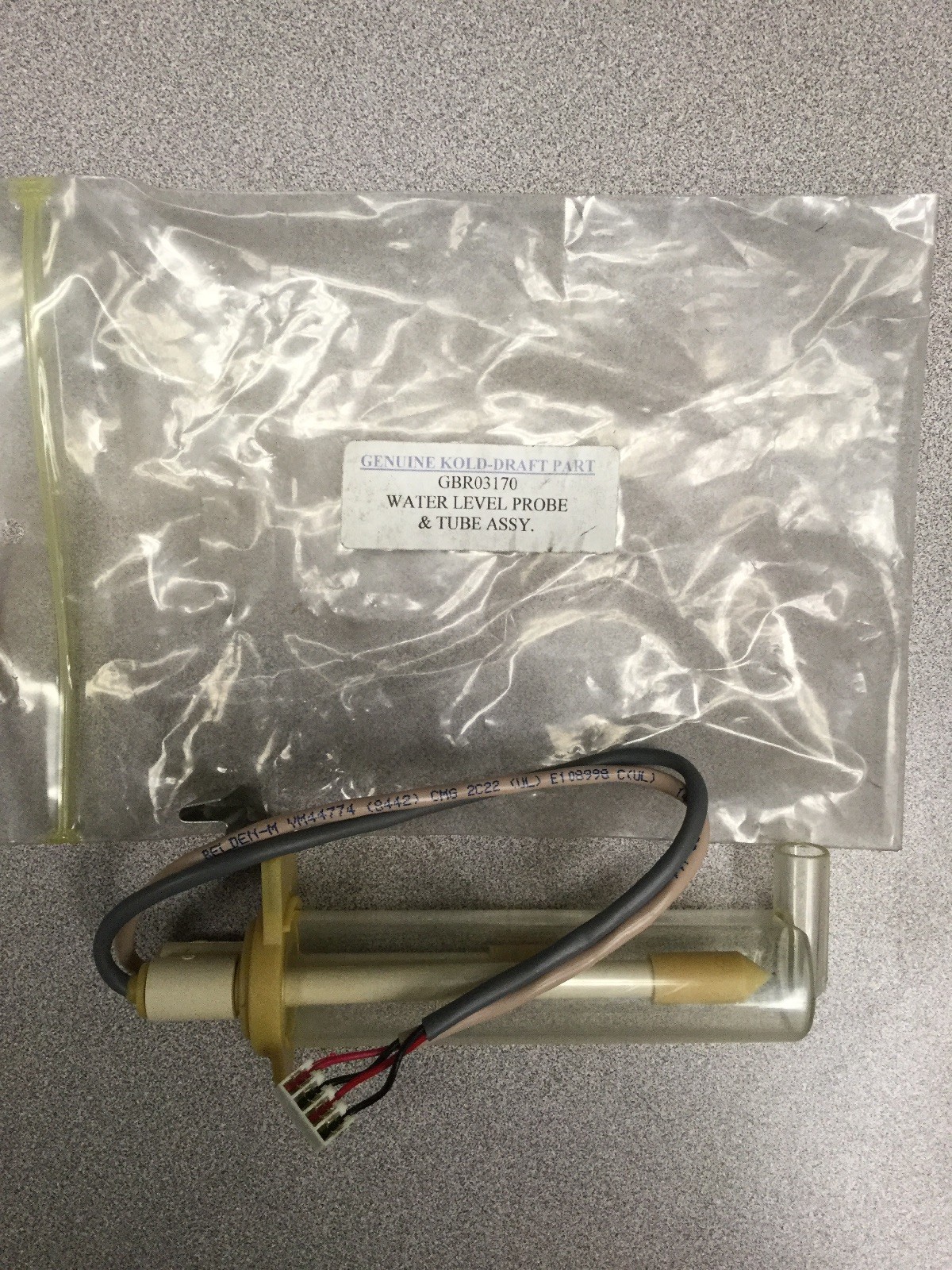 Kold Draft Ice Machine  Water Level Probe Tube Assy P/n GBR03170 Will Give You 2