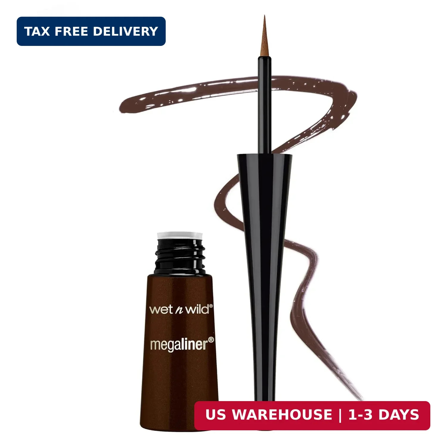 wet n wild MegaLiner Liquid Eyeliner - Dark Brown