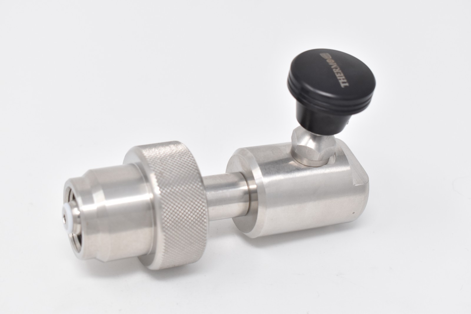 SCBA Firefighting Stainless CGA 347 Filler with Pushbutton Bleed