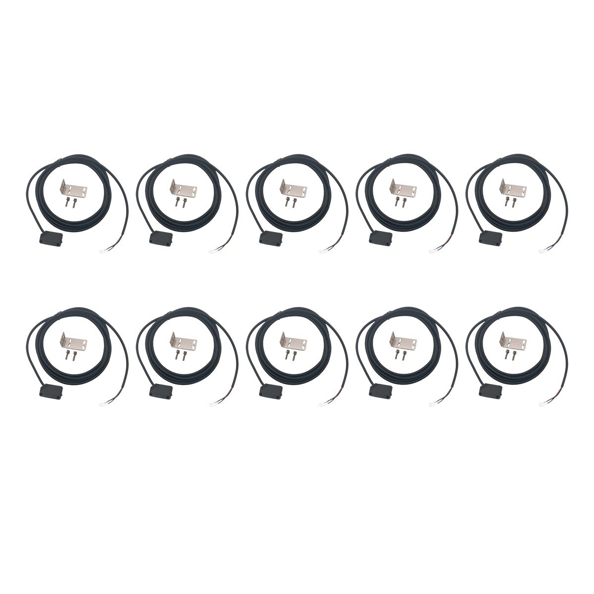 10pc E3Z-D61 E3ZD61 w/ Bracket Photoelectric Sensor Switch Replacement for Omron