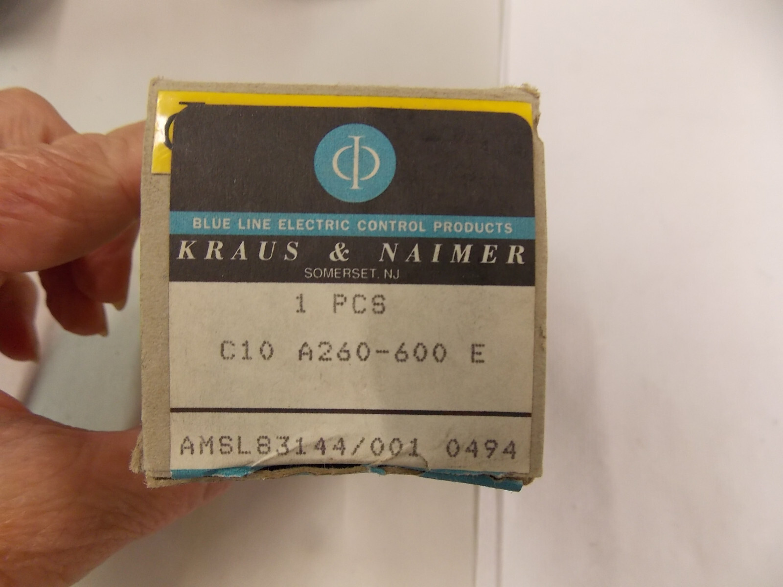 New Kraus & Naimer CH10-A215-600E Rotary Stop Start Switch  M1