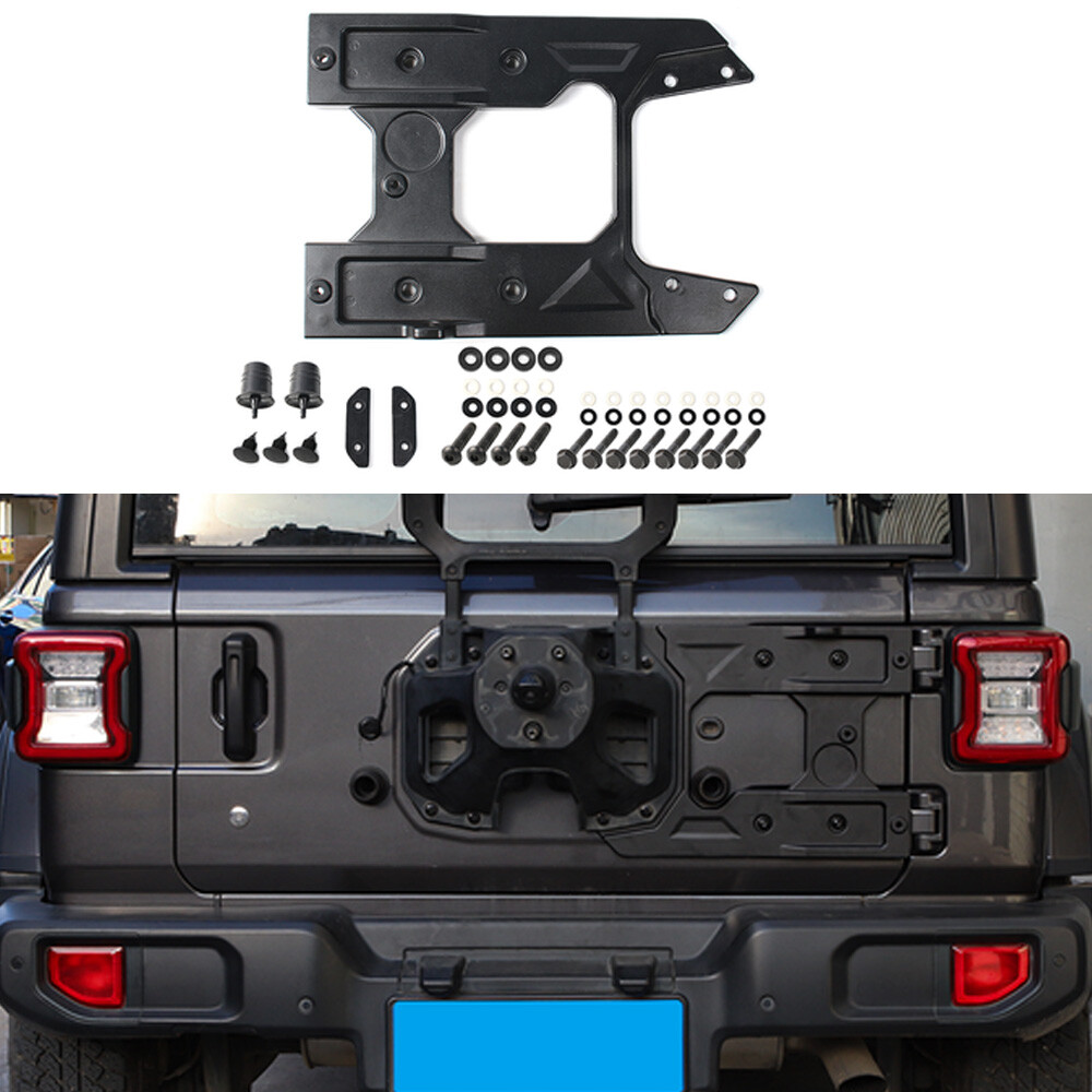 New Spare Tire Carrier Tailgate Oversized Reinforcement for Jeep Wrangler JL 18+