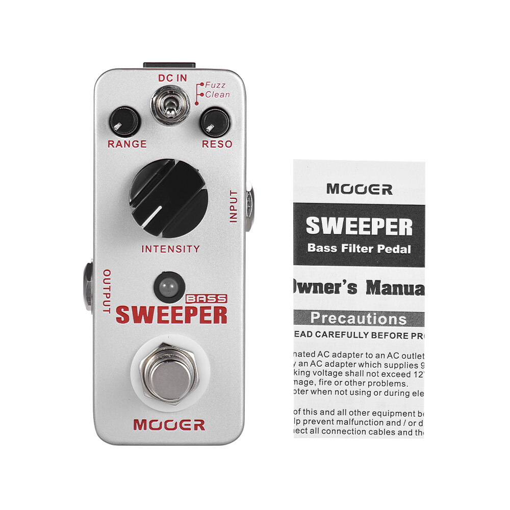 MOOER MFT1 Guitar Bass Dynamic Envelope Filter Pedal Clean & Fuzz Auto Wah Pedal