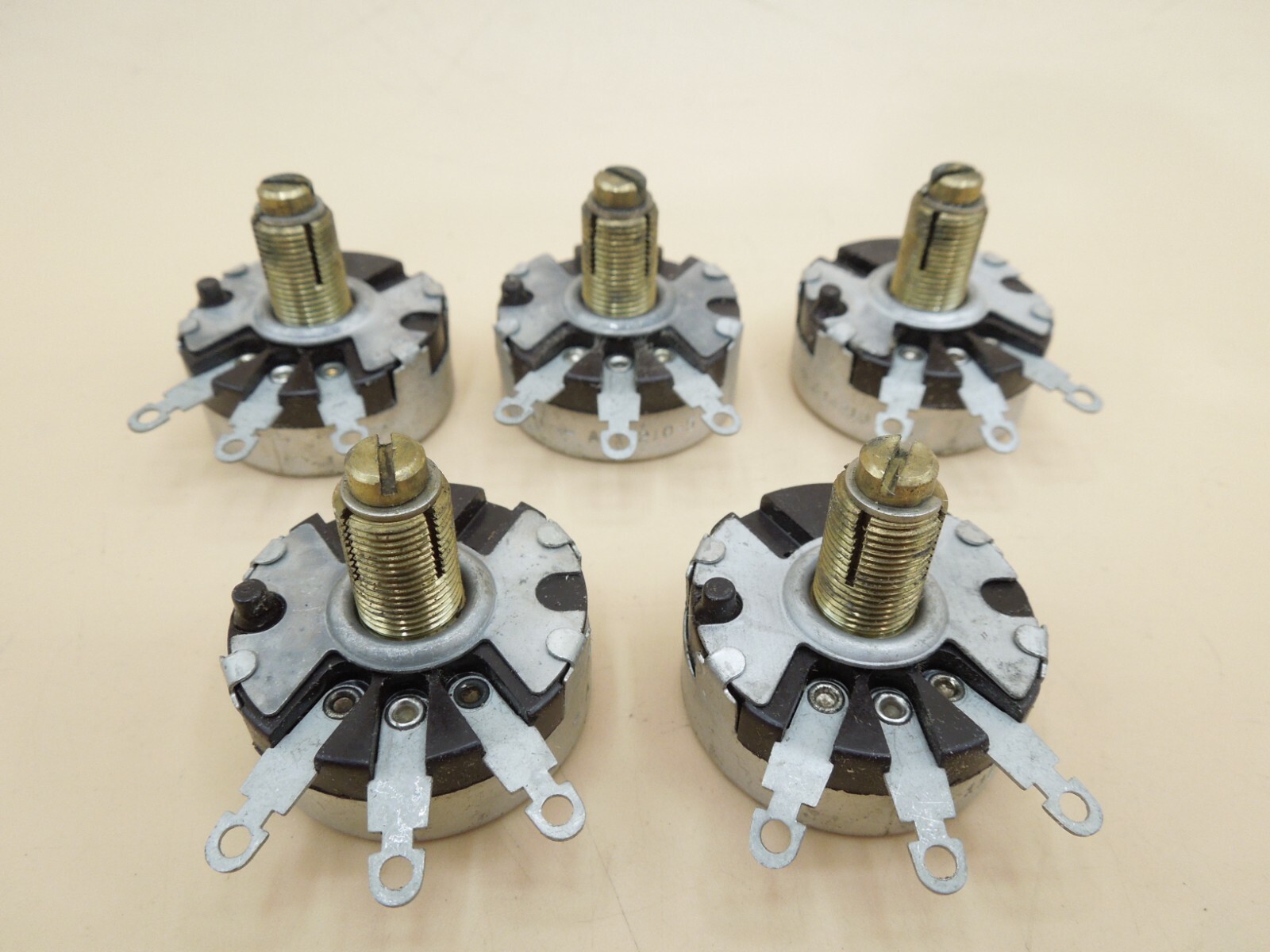 5 Ohm Potentiometer Linear Taper  (LOT OF 5)