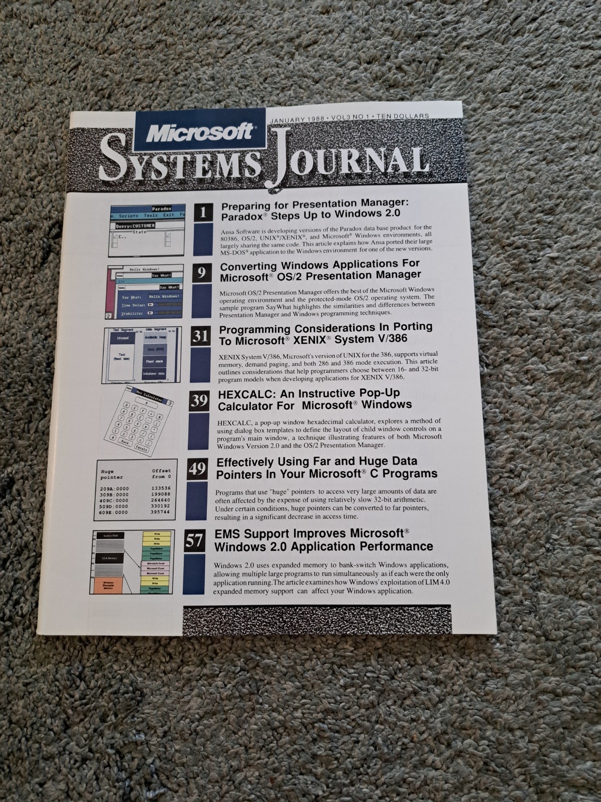 January 1988 Microsoft Systems Journal Vol. 3 No. 1