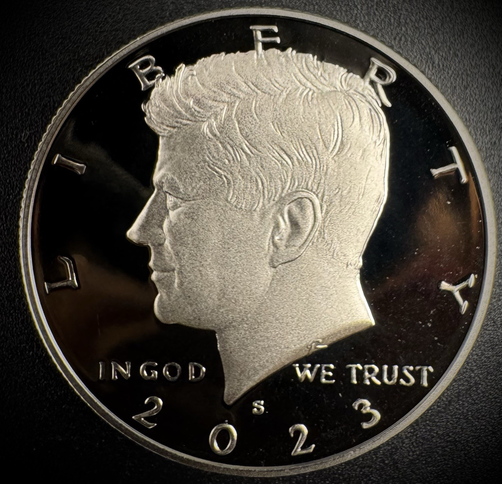 2023-S Kennedy Half Dollar GEM PROOF Clad DEEP ULTRA CAMEO Coin