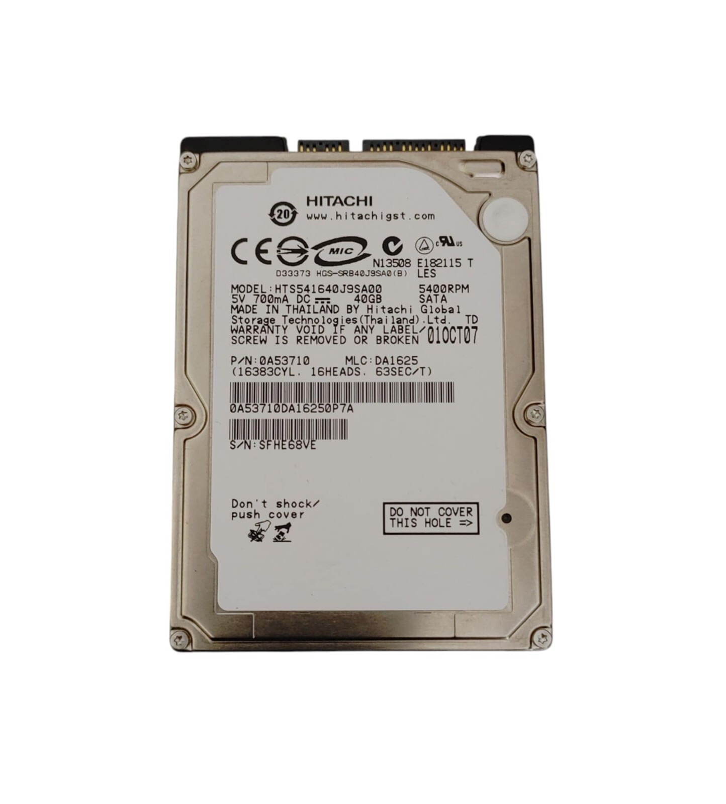 Sony PS3 Hard Drive 40GB HDD Playstation 3 Fat CECHH01 K01 L01 G01 P01 A01 E01