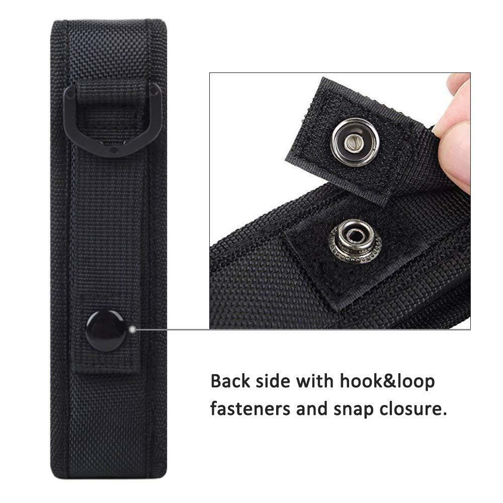 2-Pack Flashlight Battery Pouch Holster Holder for 5"-7" Flash Light FENIX UC30