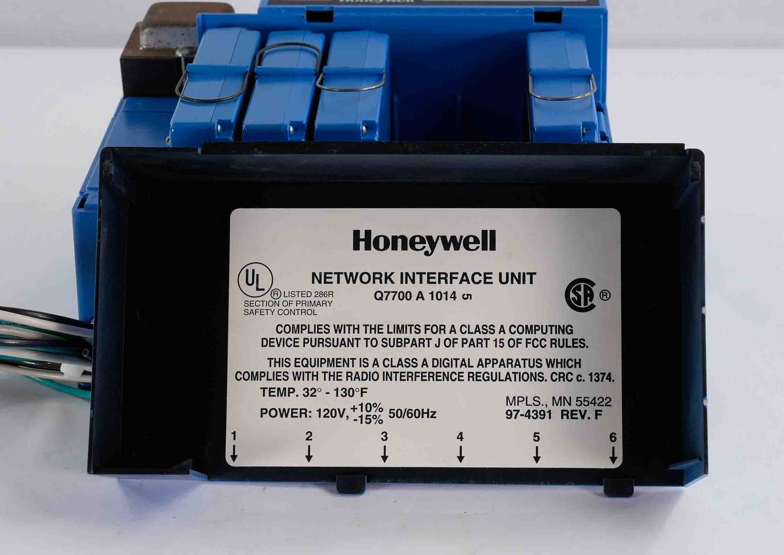 Honeywell Q7700A1014 Network Interface Unit Q7700A 1014 5 + 4x ControlBus Module