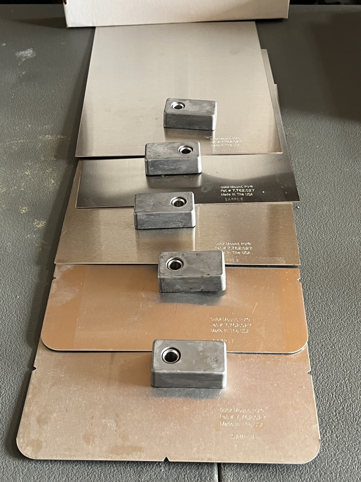 Quick Mount PV QMCC-A-12 9x12" Conduit Mount Mill Finish QTY 5