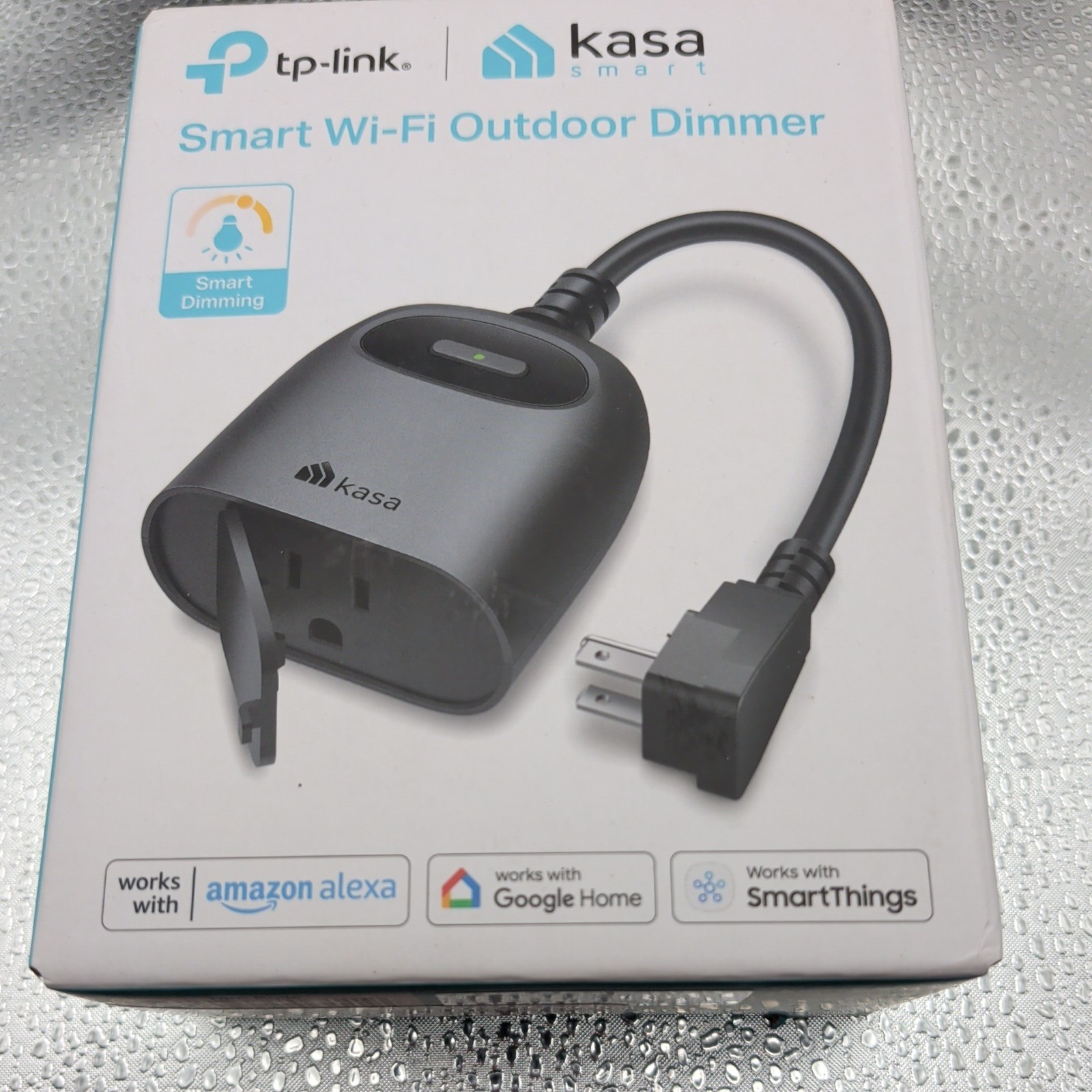 TP-Link Kasa Outdoor Smart Plug Smart Home Wi-Fi Outlet Timer KP401 Alexa Google