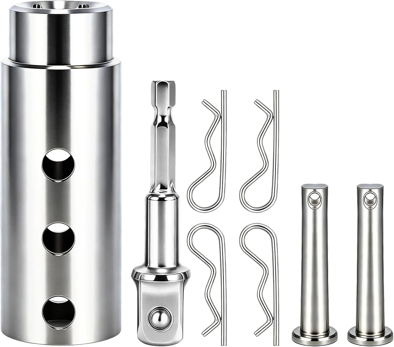 Trailer Jack Drill Adapter Compatible with 1 Inch Drive Shaft, Cordless Drill Ad