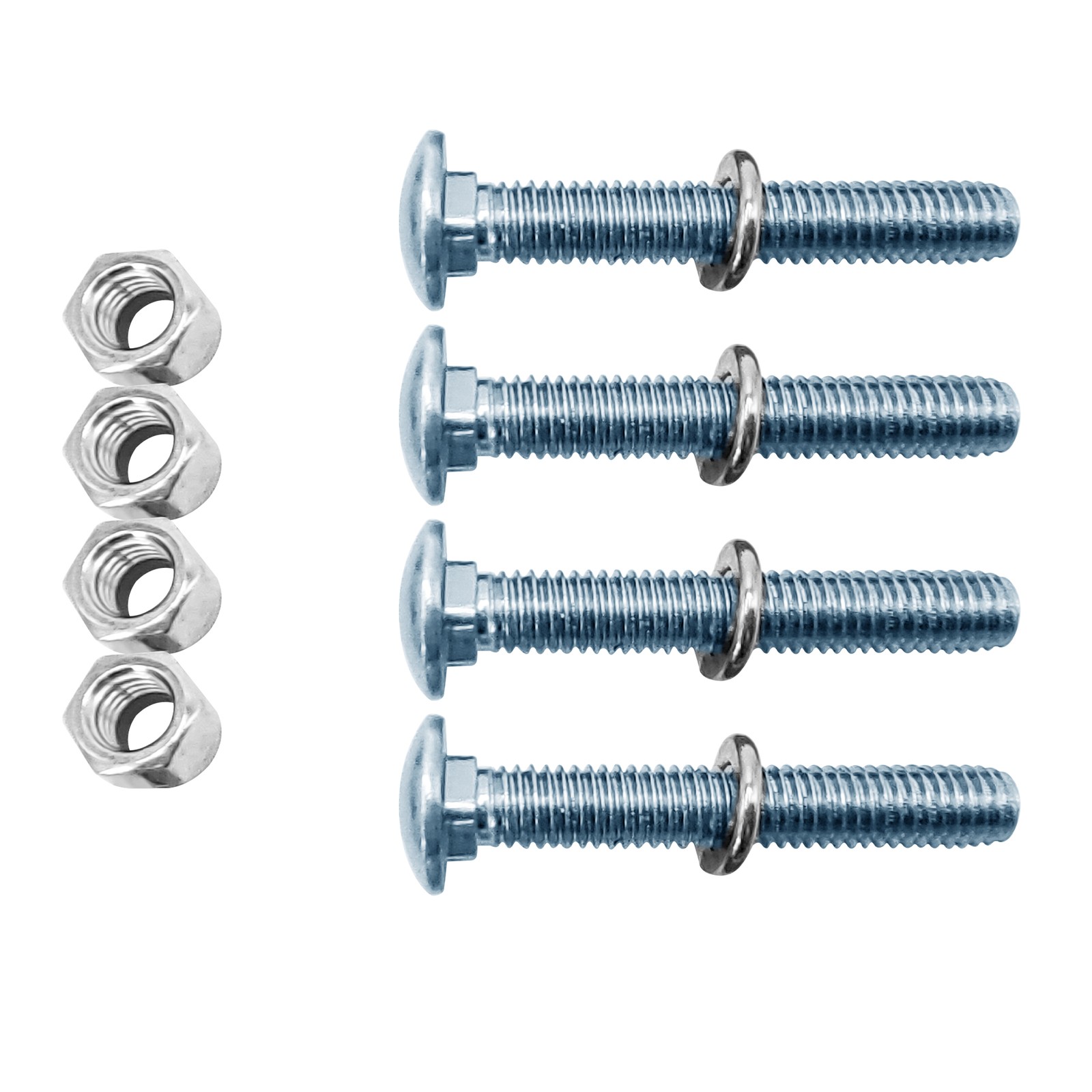 Cargo Trailer Tie Down Anchors 4 Pack Recessed D-Ring with Mounting Hardware