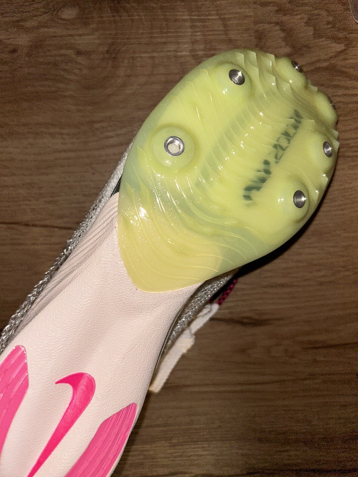 NIKE MENS AIR ZOOM VICTORY TRACK FIELD SHOES W/SPIKES SAIL FIERCE PINK SIZE 10.5