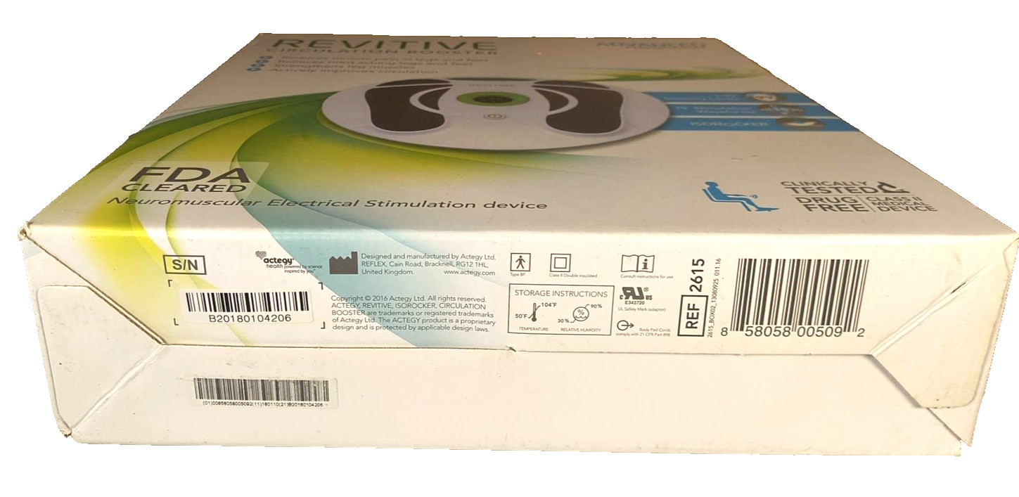 REVITIVE Advanced Performance Circulation Booster Analyzer White REF 2615 UK NOB