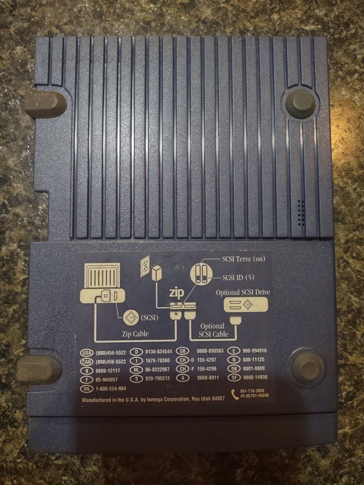 Iomega Zip Drives, Disc, Cord - used