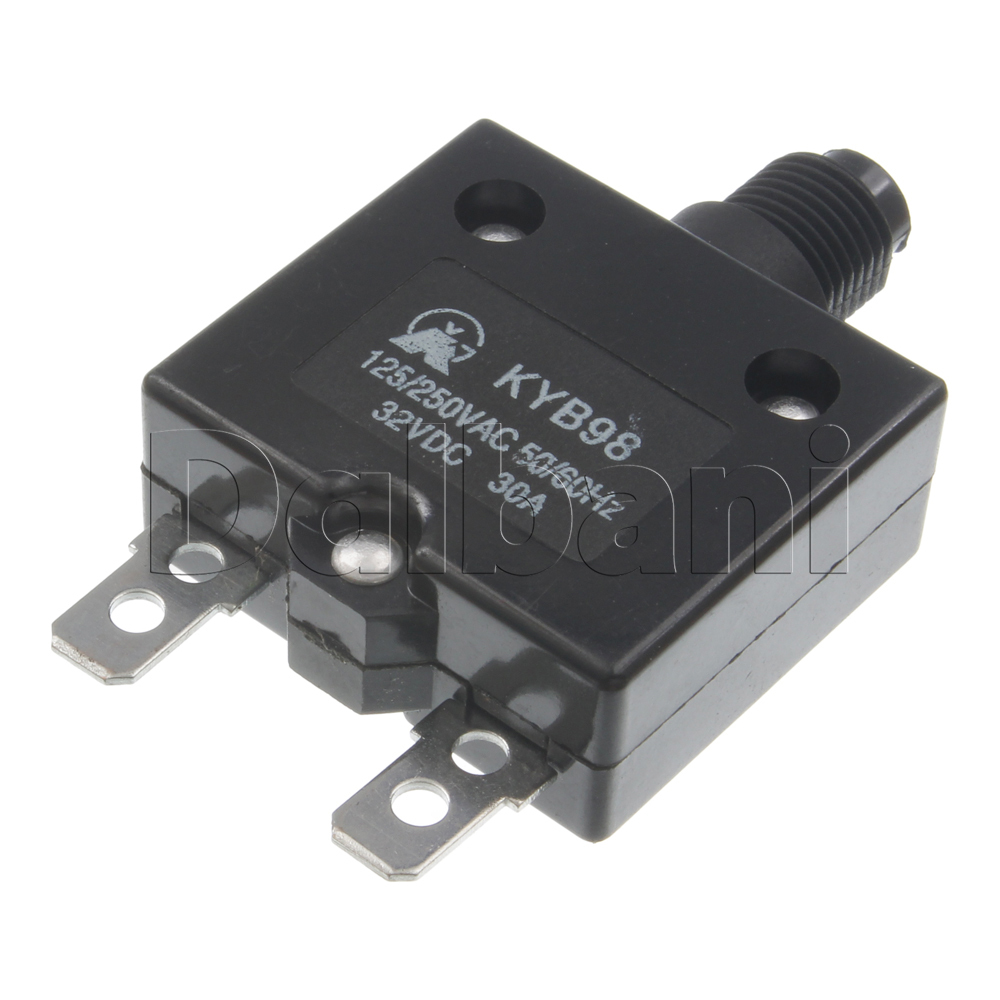 KYB98-30A 98 Series Ciruit Breaker 30A 250VAC 2 Pin