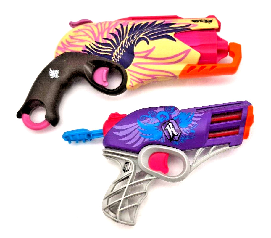 NERF Rebelle Sweet Revenge 5 Shot Hammer Strike & Messenger Blaster Set of 2