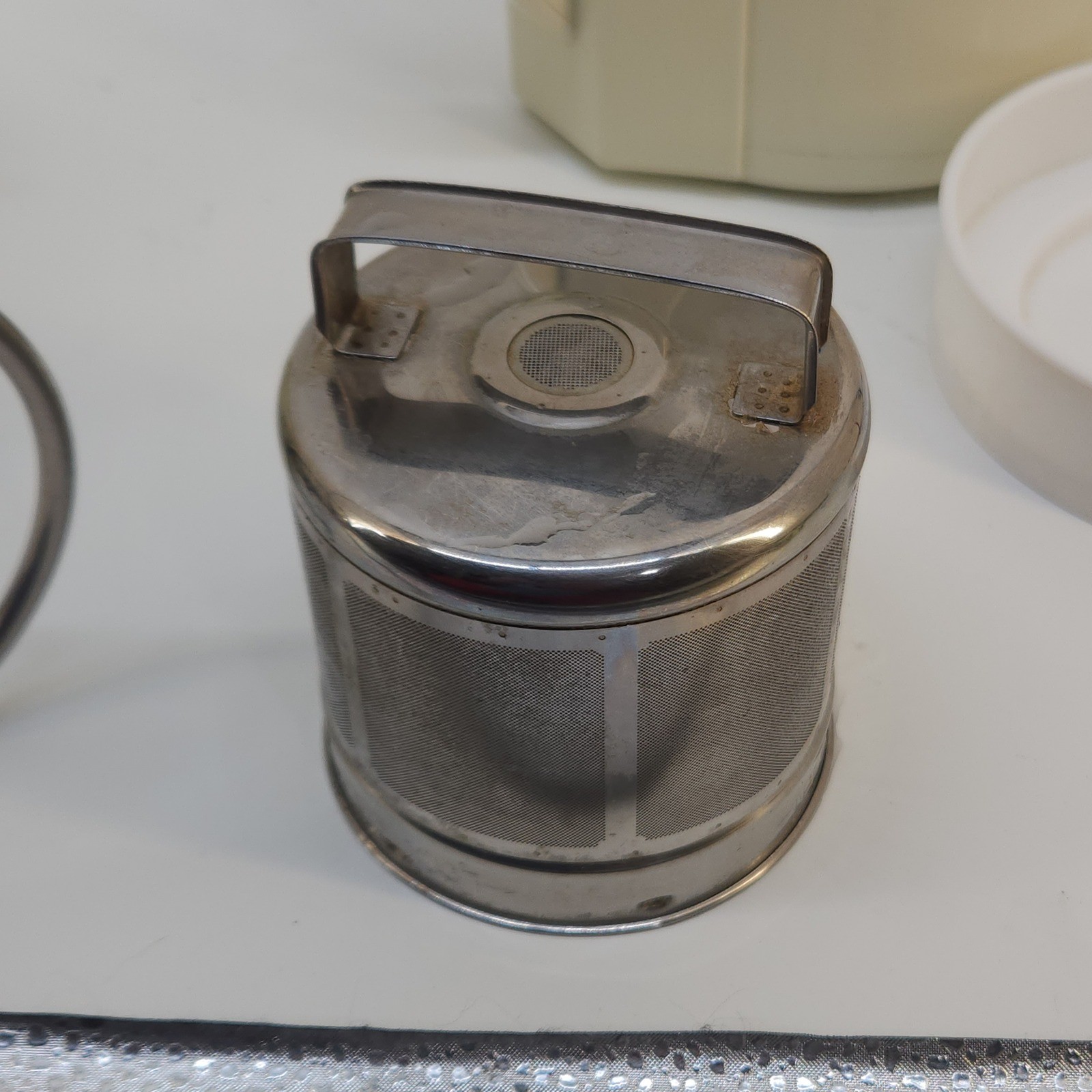 Original SoyaPower TM Soy Milk Maker Cream Stainless Steel Tested Working