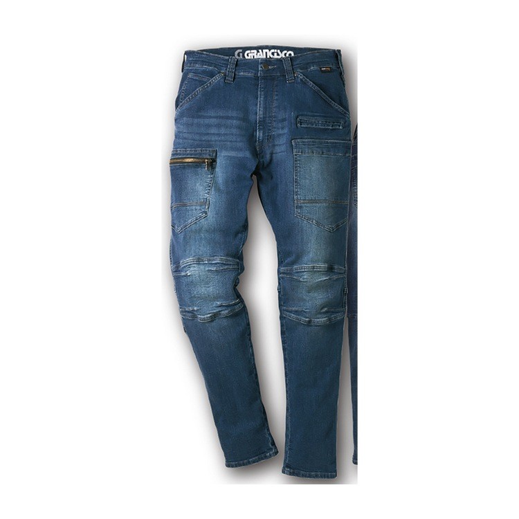 【 JAPAN WORK WEAR Denim Cargo Pants】takayaGCA612