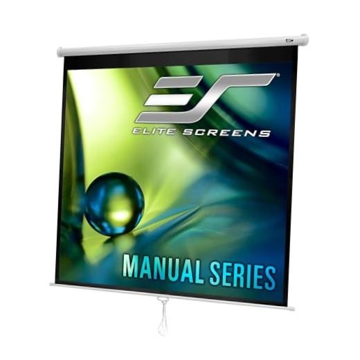 Manual Series, 71-INCH Pull Down Manual Projector Screen with AUTO 71" 1:1