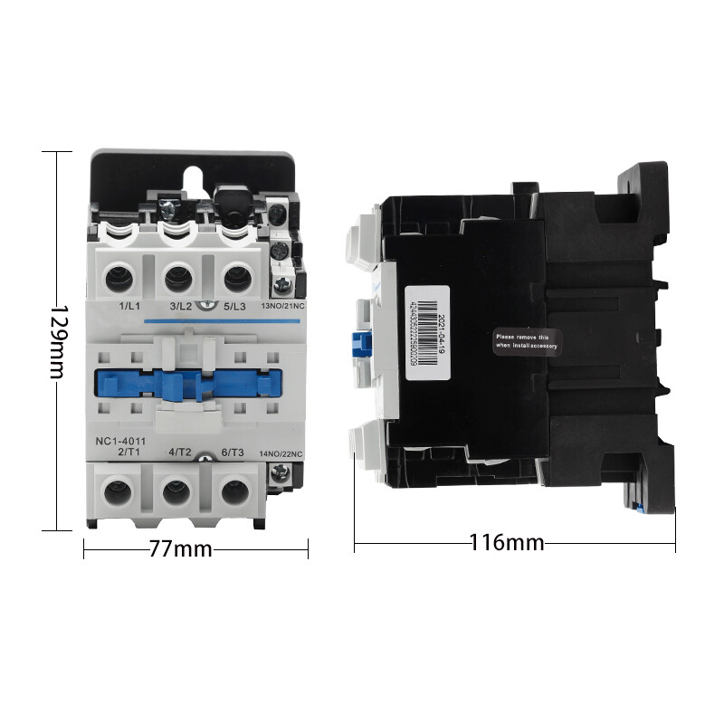 New NC14011 For Chint NC1-4011 Contactor AC110V AC220V AC380V 60Hz 3-pole