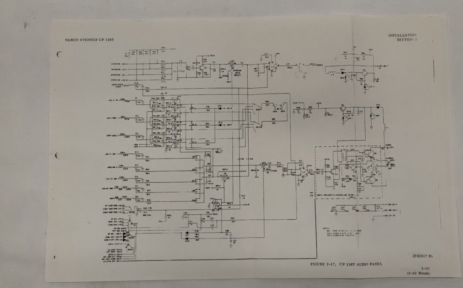Narco CP 136T TSO Audio Panel Installation Manual-Copy