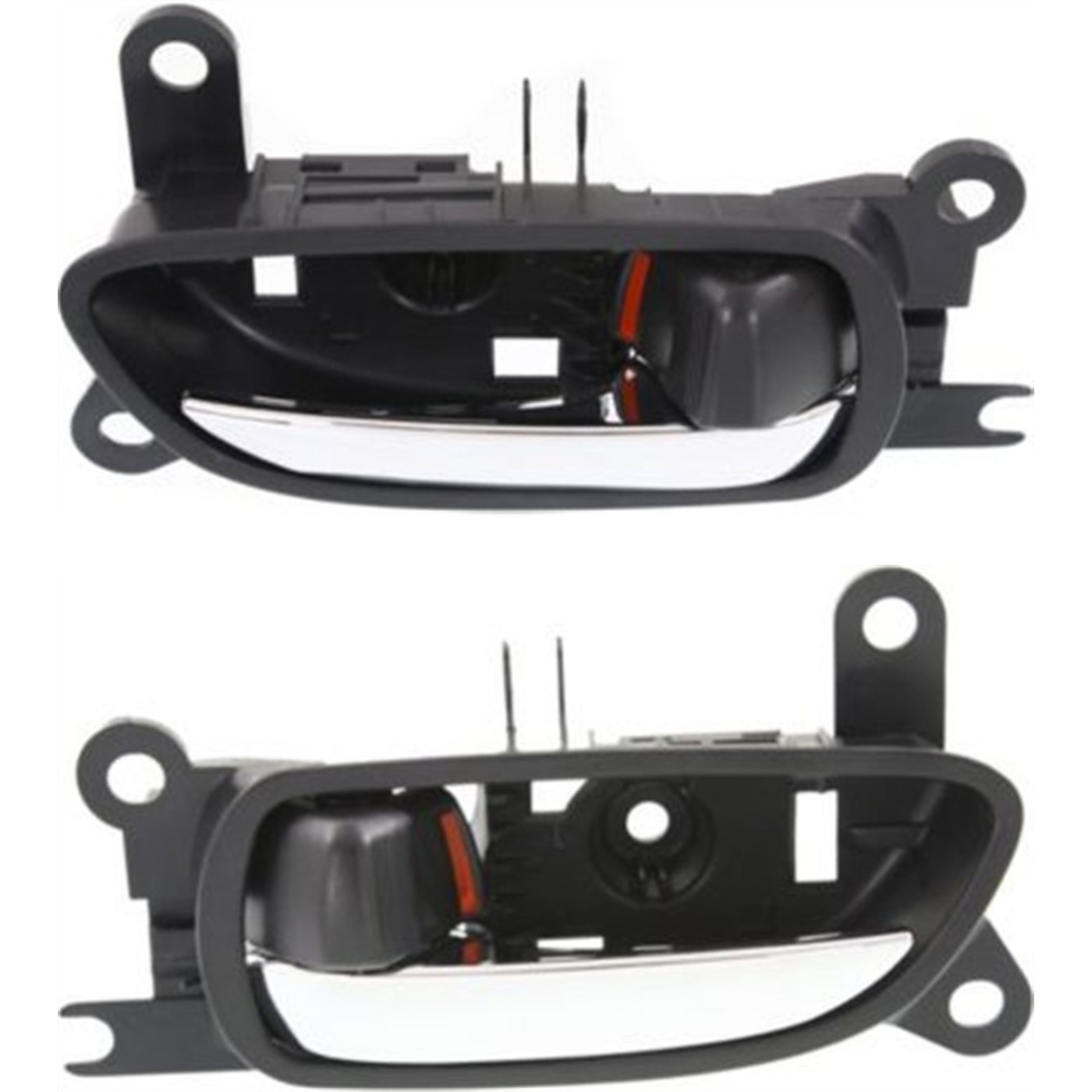 Door Handle Set For 2006-2015 Lexus IS250 Front Inner Black Housing 2Pc