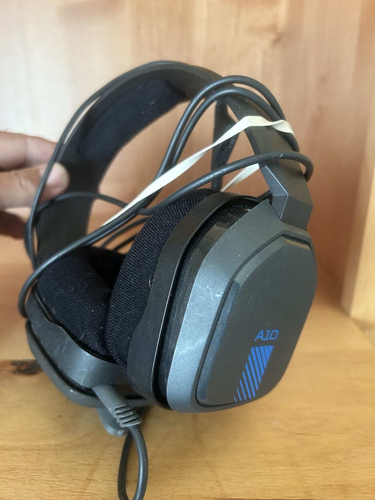Logitech Astro A10 939-001509 Wired Over-The-Head Stereo Gaming Headset, Blue/Gr