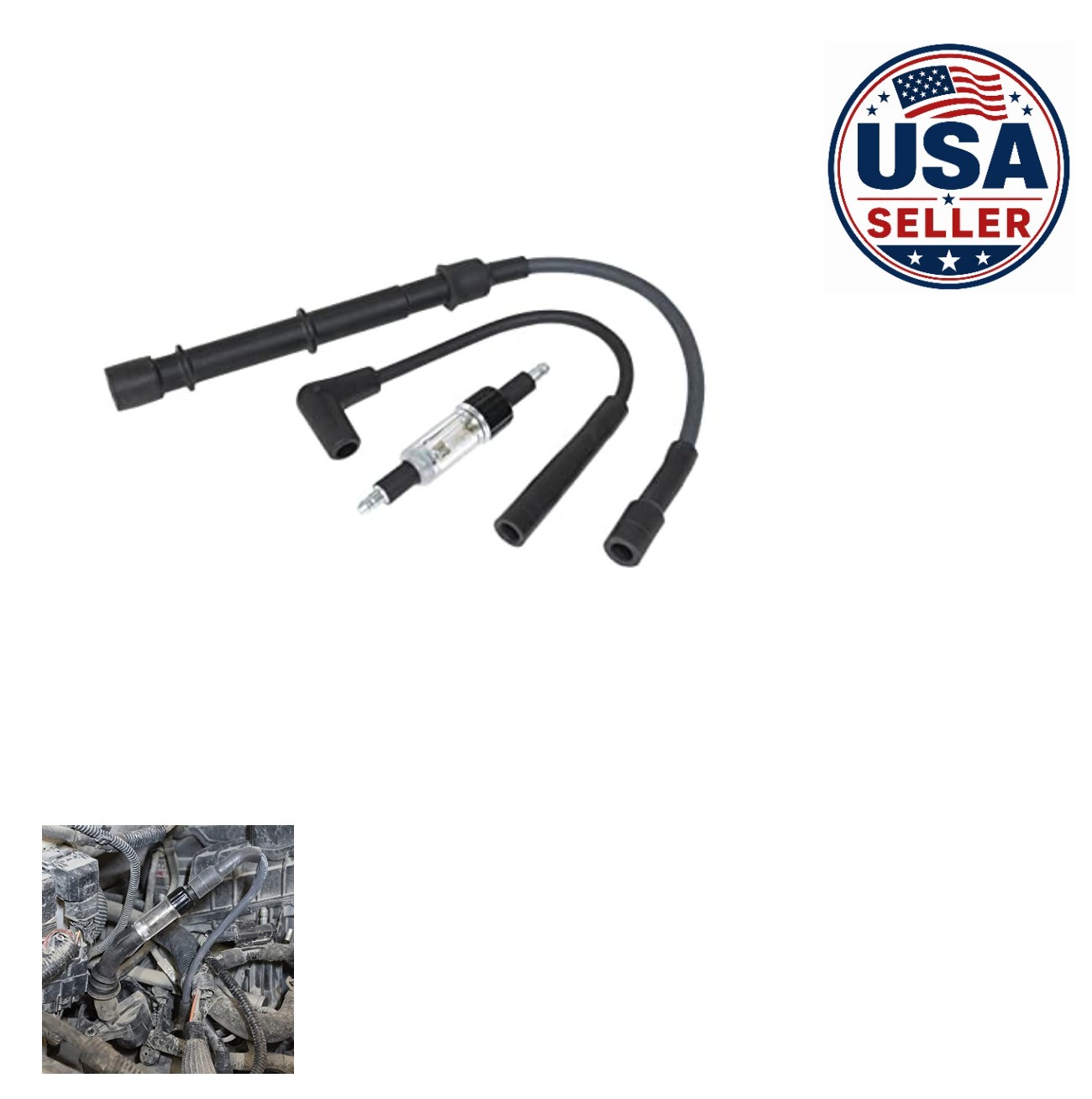 In Line Spark Tester Coil On Plug Diagnostic Tool Ignition Engine Troubleshooter