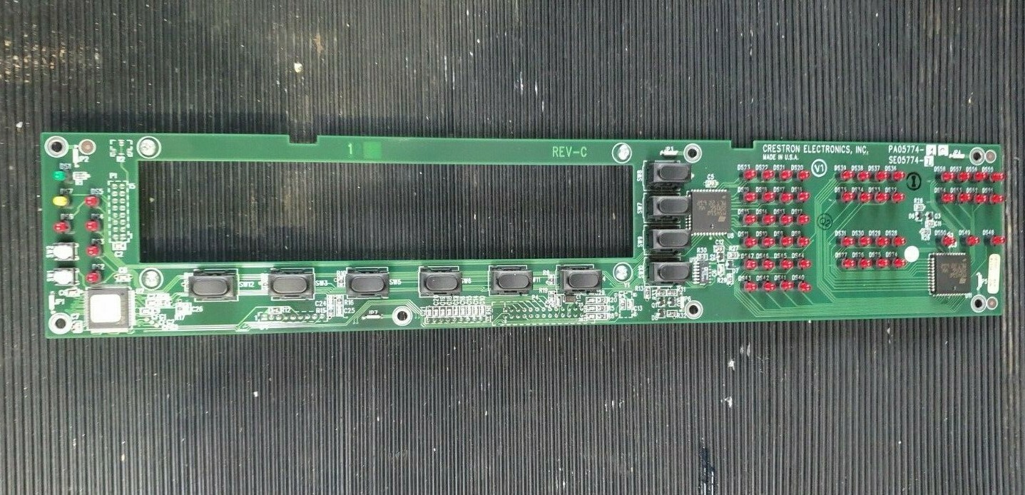 CRESTRON PA05774-1C SE05774-D  FRONT PANEL BOARD (IN30S3B4)
