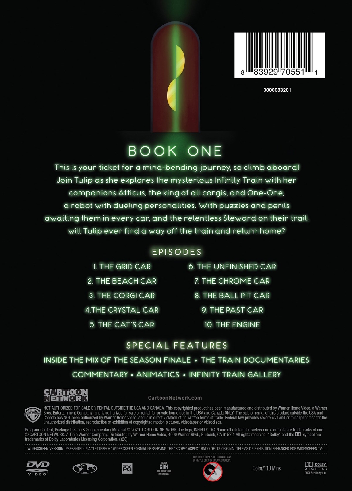 Infinity Train Book One DVD NEW