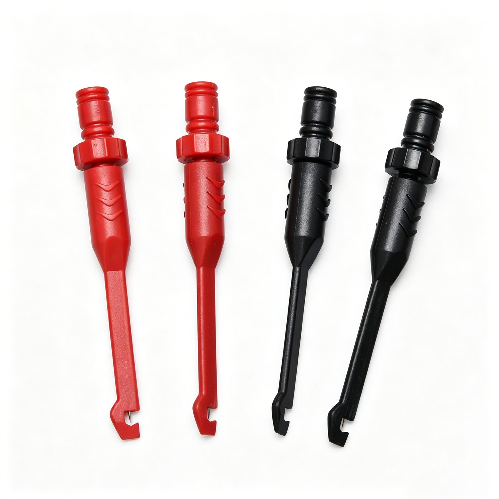 Red Black Wire Piercing Probe Clips Kit for Oscilloscope Clamp Meter Testing
