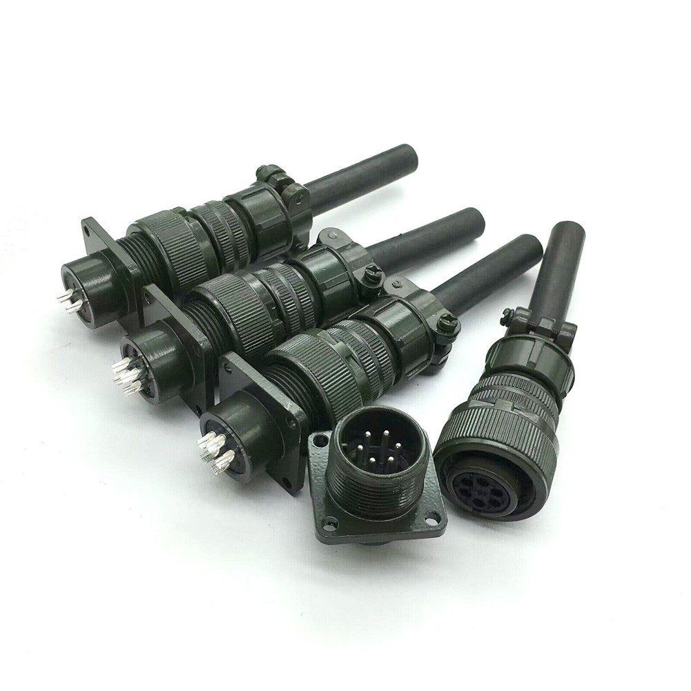 MS3106A 14S Circular Connector for Industrial Equipment 2pin to 7pin Options