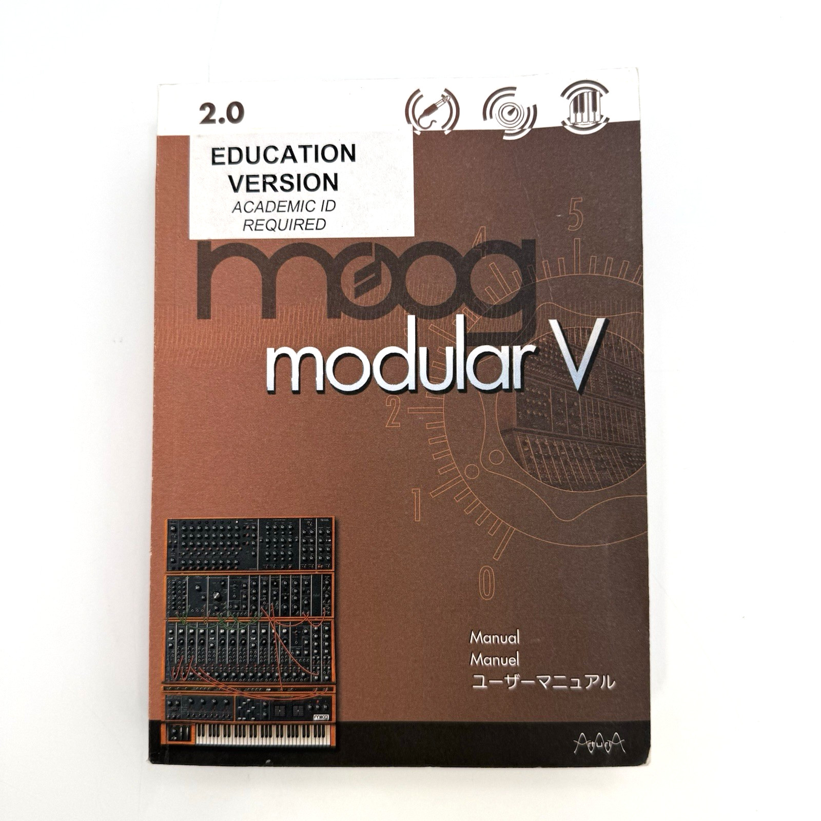 Arturia Moog Modular V 2.0 Education Version Manual ONLY Synth Software Book