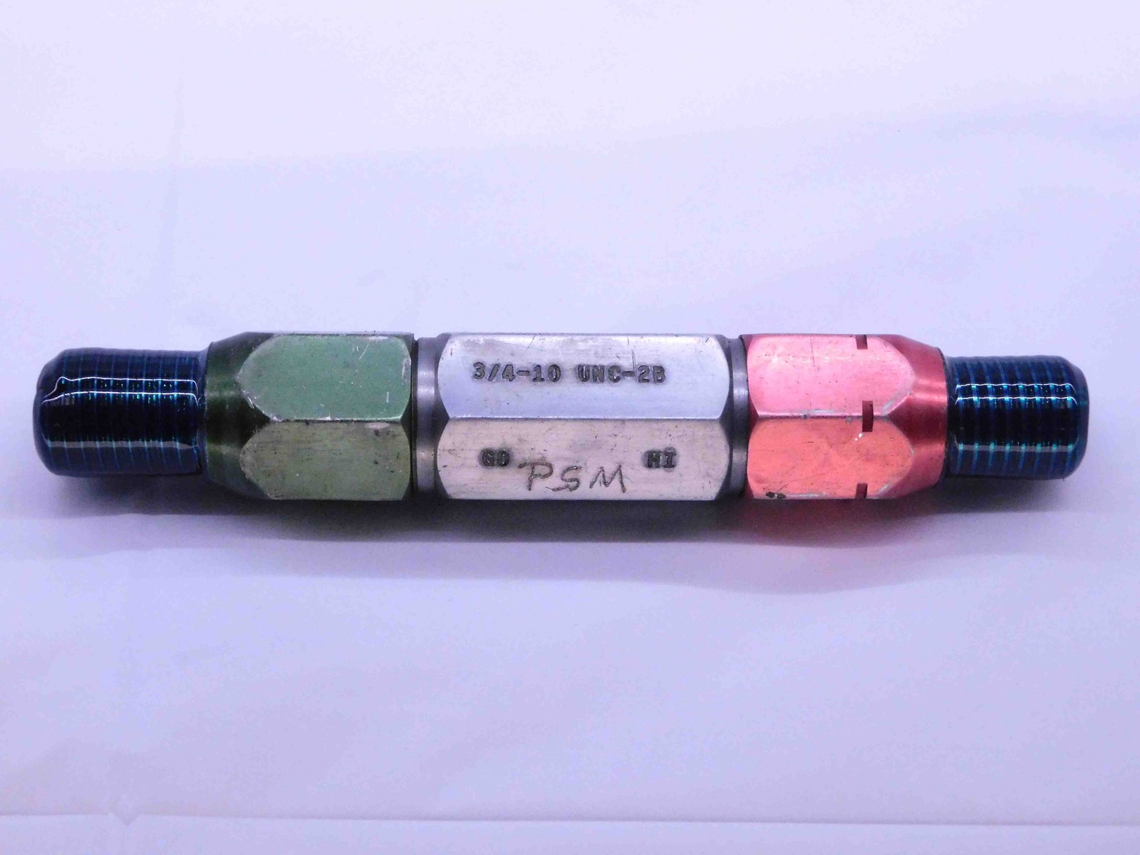 3/4 10 UNC 2B THREAD PLUG GAGE .75 .750 .7500 GO NO GO P.D.'S = .6850 & .6927