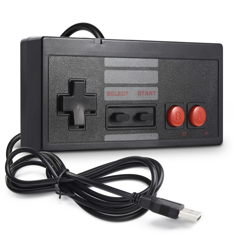 2 Pack Wired NES USB Controller GamePad for Windows PC MAC Linux Raspberry Pi 3