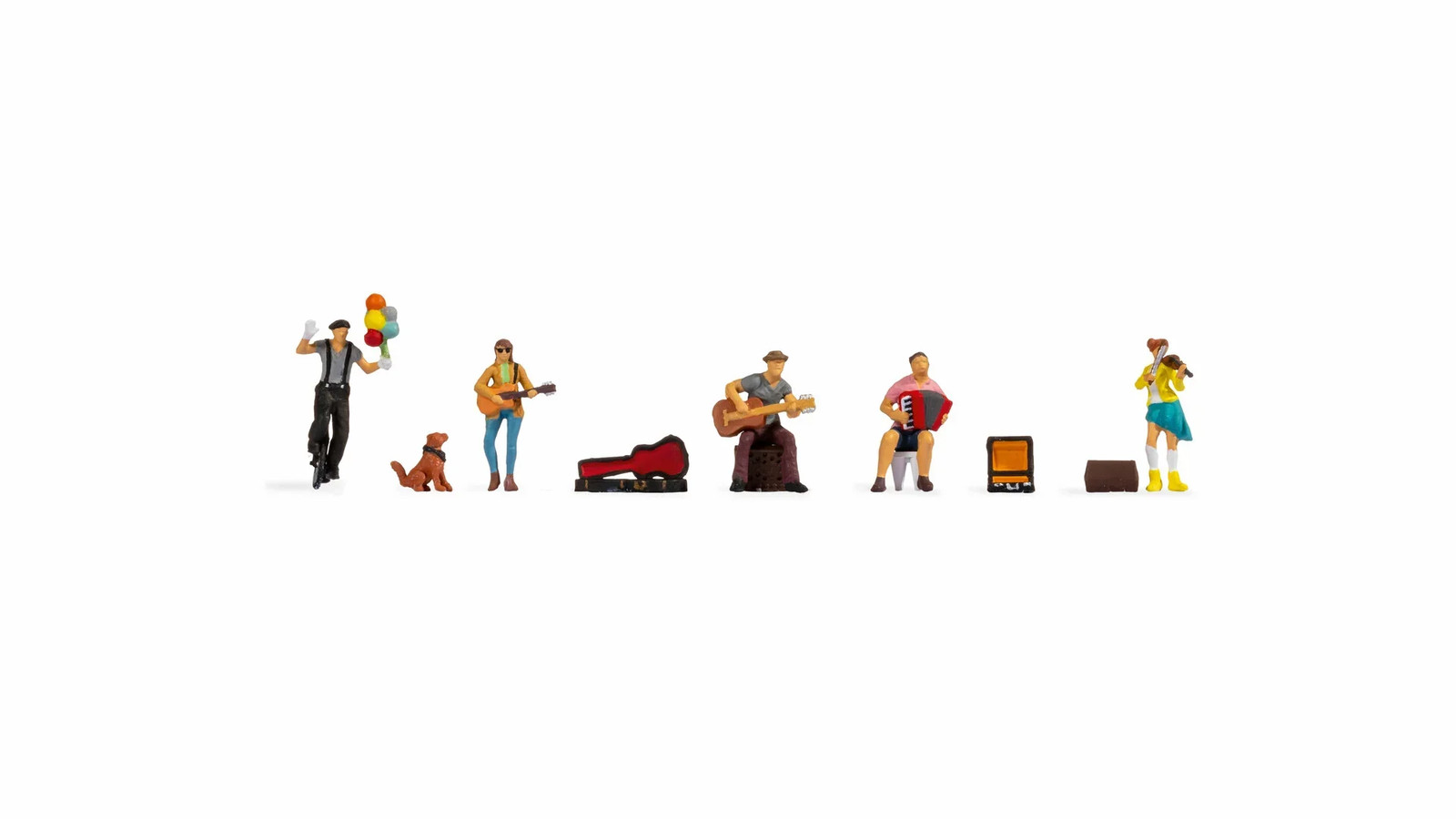 Noch 1/87 HO "Street Performers" (6) Figures 15597 SALE