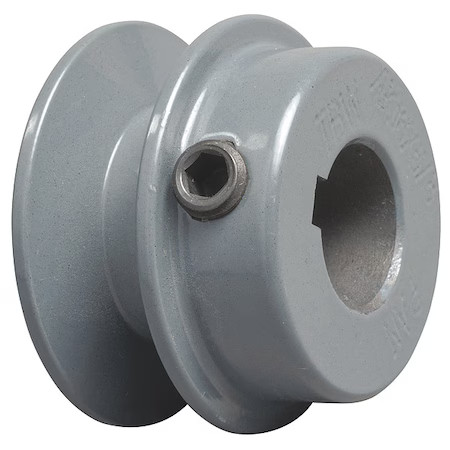 Zoro Select Ak2534 3/4 In Fixed Bore 1 Groove V-Belt Pulley 2.55 In Od, Ak2534